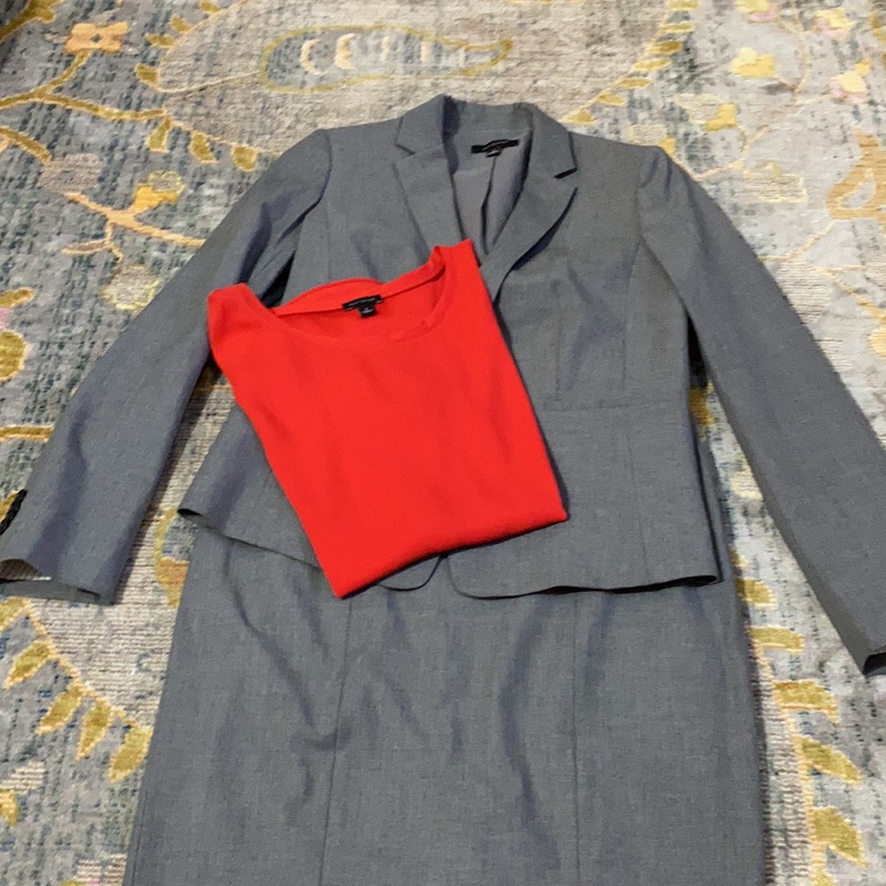 Like New Ann Taylor Suit Jacket, Skirt and Top
